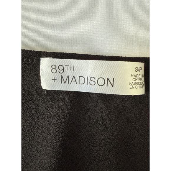 89th & Madison NWT Women’s S Whimsigoth Crochet Blouse Stretch Business Office - Picture 3 of 10